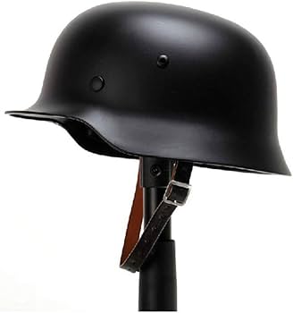 Amazon.co.jp: レザーライナー、黒とWW2ドイツM35スチール